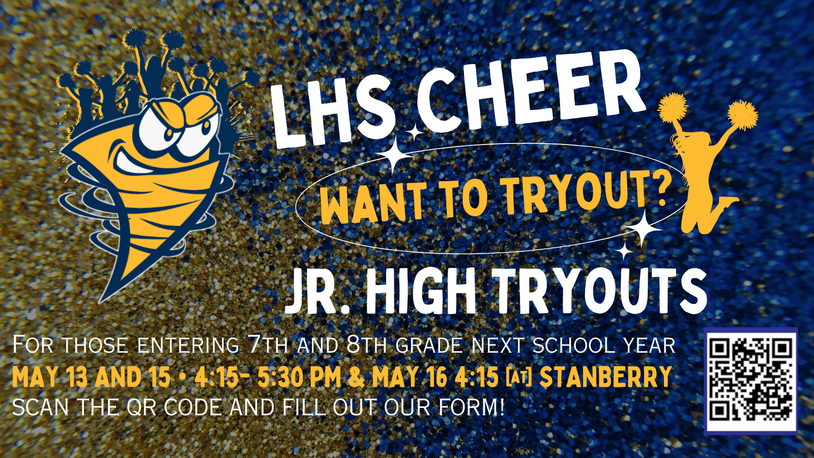 Cheerleading Tryouts ad